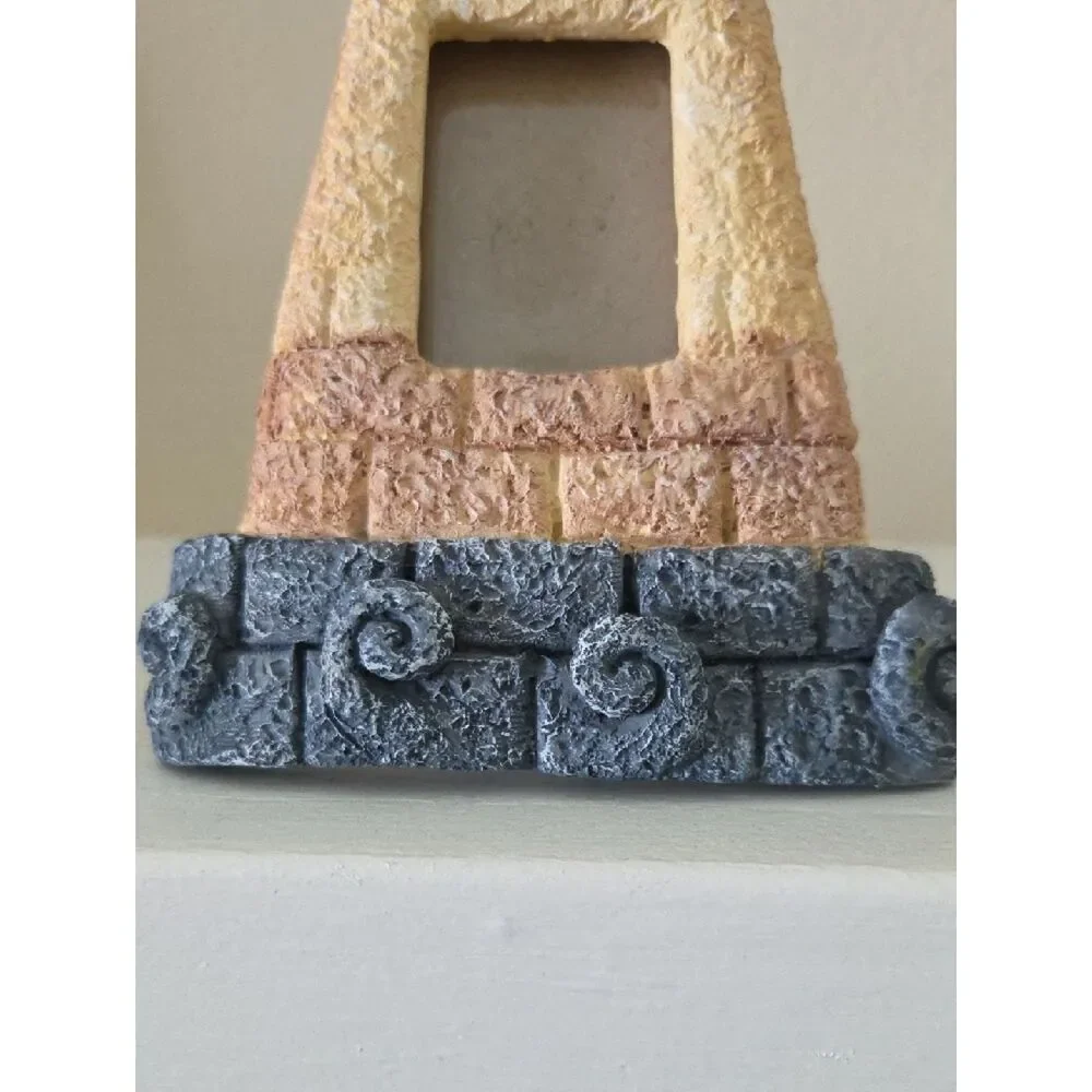 Decorative Yellow and Gray Lighthouse Photo Frame